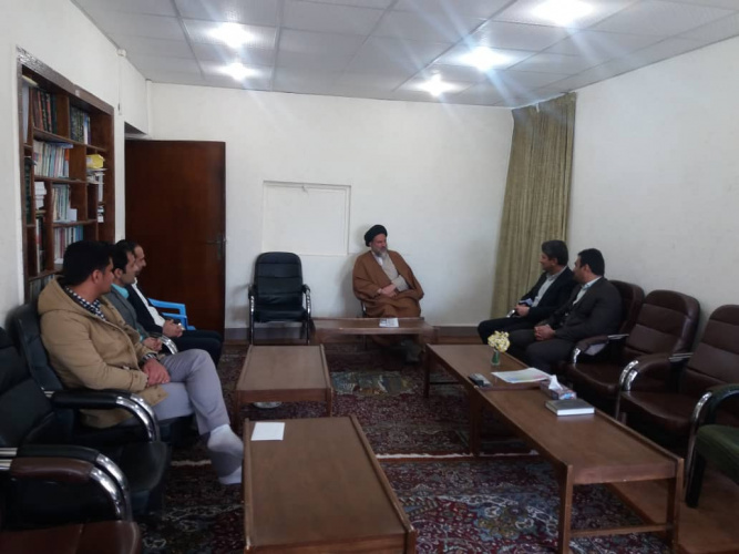 دیدار رئیس دانشگاه جامع علمی کاربردی استان  با نماینده ولی فقیه در کهگیلویه و بویراحمد+تصاویر
