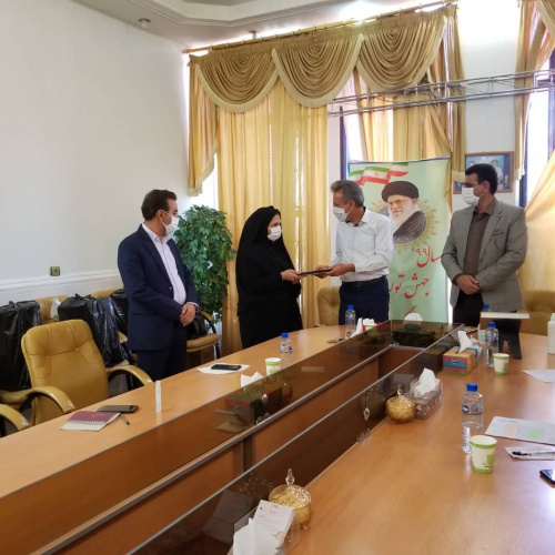 دومین جلسه شورای تعامل بـا حضور ریاست دانشگـاه و معاون علمی  در سال ۹۹برگزار شد