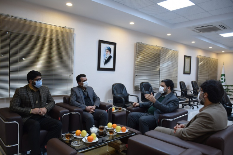 دیدار رئیس دانشگاه جامع علمی کاربردی کهگیلویه و بویراحمد با مدیرکل صدا و سیمای استان